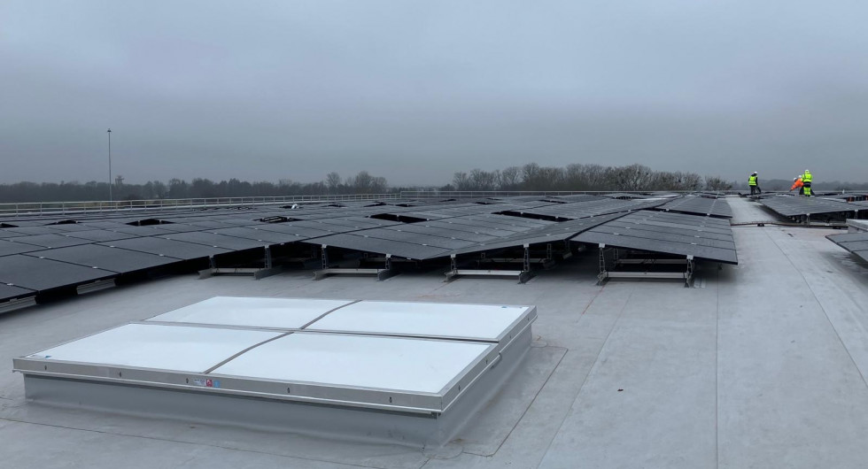 Installation de panneaux photovoltaïques